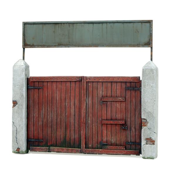 Add on parts: 72-0001c French Village Gate 1:72